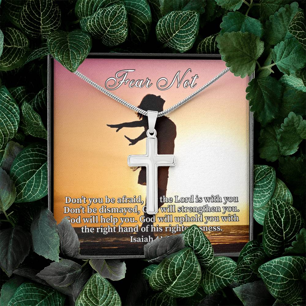 Scripture Card Don't You Be Afraid Isaiah 41:10 Let Not Your Heart Be Troubled Religious Gift-Express Your Love Gifts