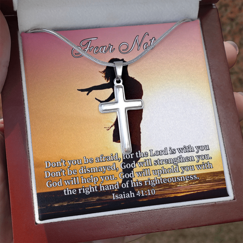 Scripture Card Don't You Be Afraid Isaiah 41:10 Let Not Your Heart Be Troubled Religious Gift-Express Your Love Gifts