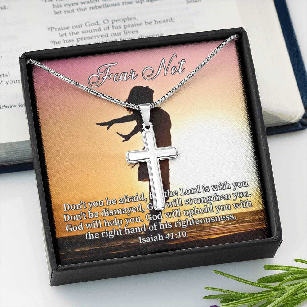 Scripture Card Don't You Be Afraid Isaiah 41:10 Let Not Your Heart Be Troubled Religious Gift-Express Your Love Gifts
