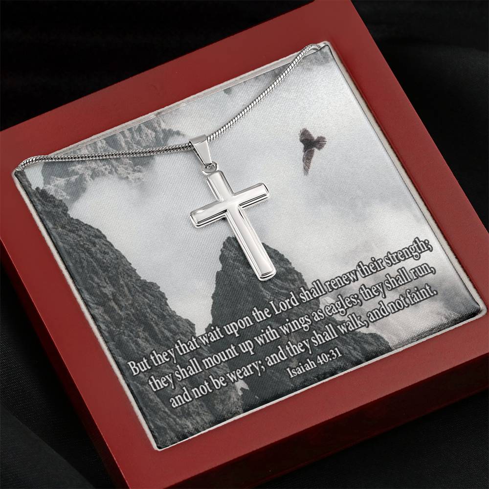 Scripture Card Isaiah 40:31 Let Not Your Heart Be Troubled Religious Gift-Express Your Love Gifts