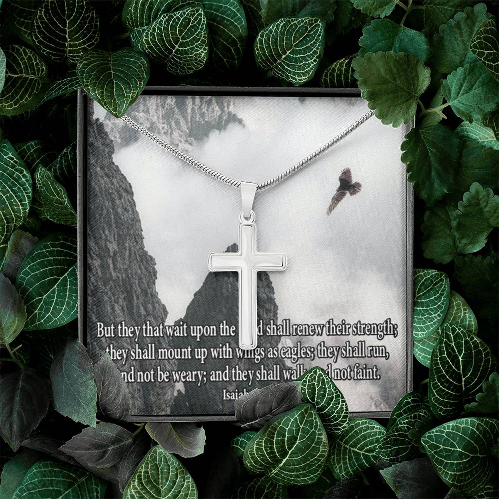 Scripture Card Isaiah 40:31 Let Not Your Heart Be Troubled Religious Gift-Express Your Love Gifts
