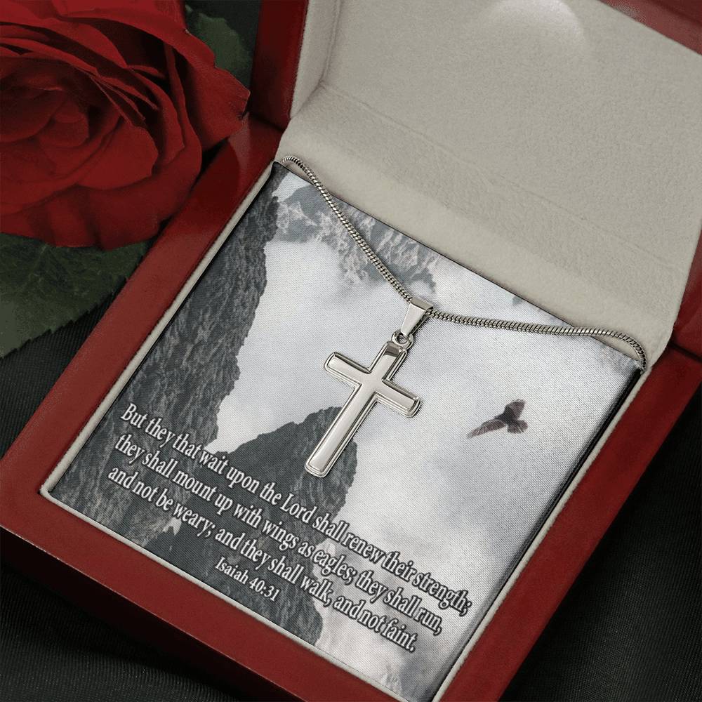 Scripture Card Isaiah 40:31 Let Not Your Heart Be Troubled Religious Gift-Express Your Love Gifts