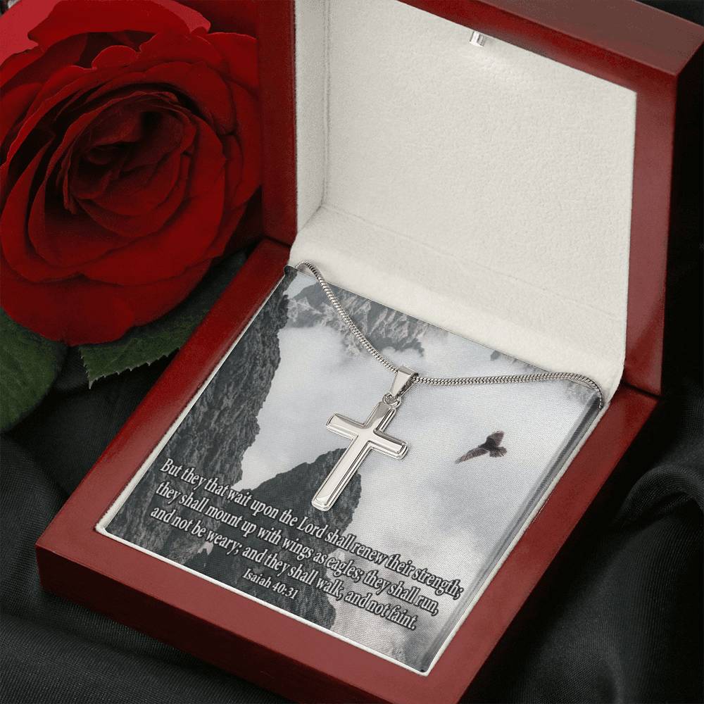 Scripture Card Isaiah 40:31 Let Not Your Heart Be Troubled Religious Gift-Express Your Love Gifts
