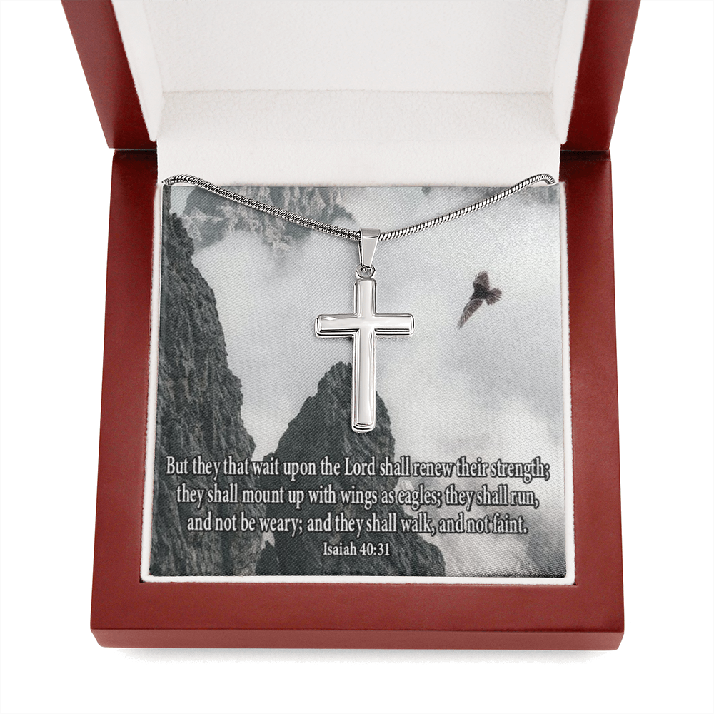 Scripture Card Isaiah 40:31 Let Not Your Heart Be Troubled Religious Gift-Express Your Love Gifts