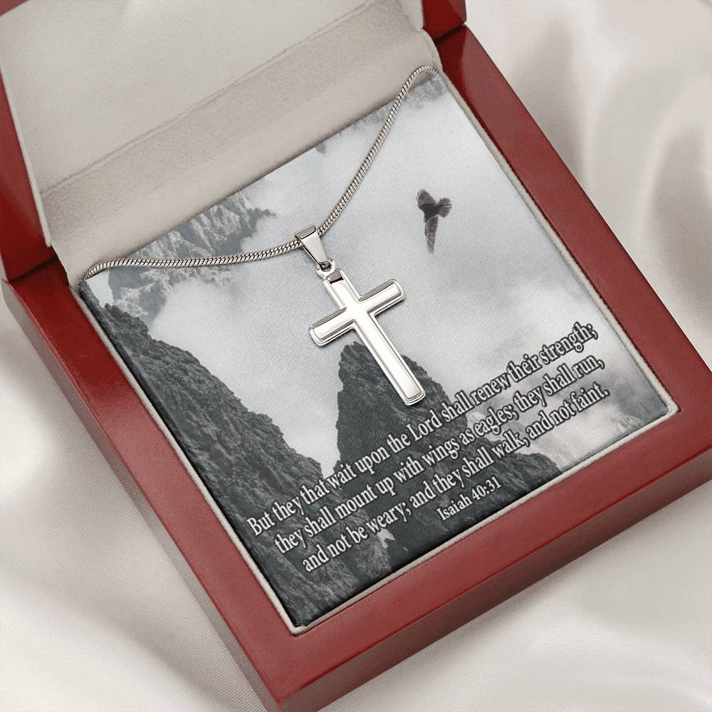 Scripture Card Isaiah 40:31 Let Not Your Heart Be Troubled Religious Gift-Express Your Love Gifts