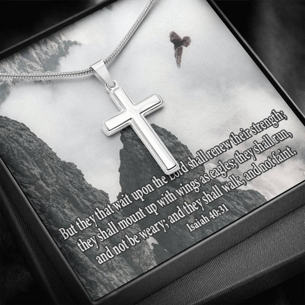 Scripture Card Isaiah 40:31 Let Not Your Heart Be Troubled Religious Gift-Express Your Love Gifts