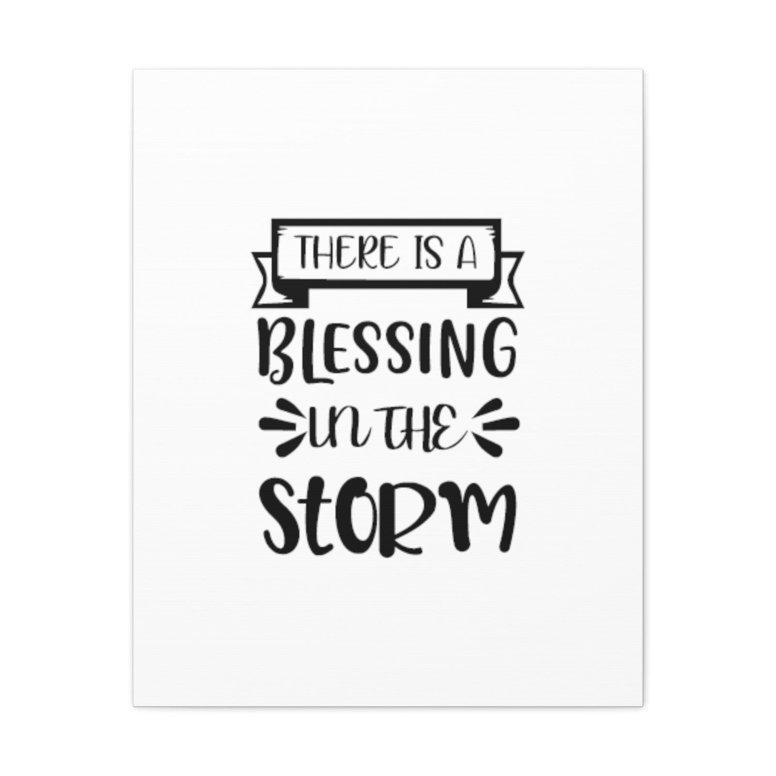 Scripture Walls A Blessing In The Storm Psalm 107:29 Christian Wall Art Bible Verse Print Ready to Hang Unframed-Express Your Love Gifts