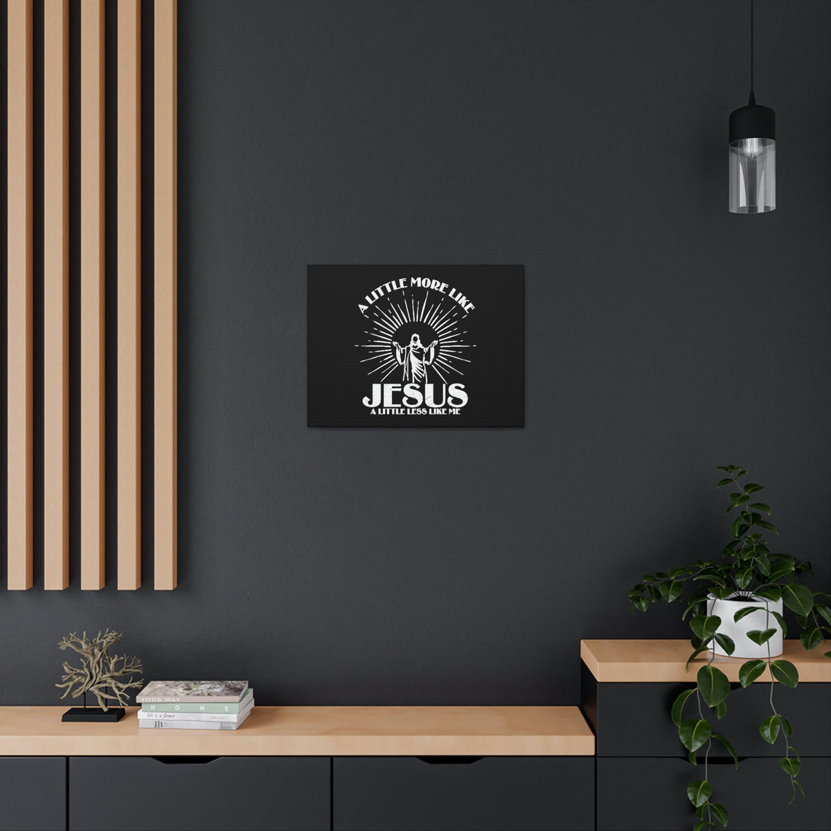 Scripture Walls A Little More Like Jesus Ephesians 5:1 Christian Wall Art Bible Verse Print Ready to Hang Unframed-Express Your Love Gifts