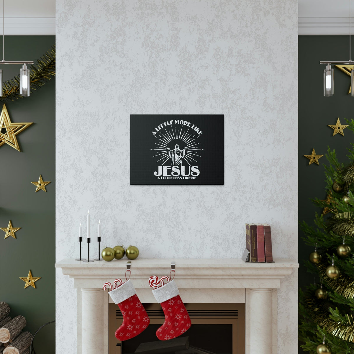 Scripture Walls A Little More Like Jesus Ephesians 5:1 Christian Wall Art Bible Verse Print Ready to Hang Unframed-Express Your Love Gifts