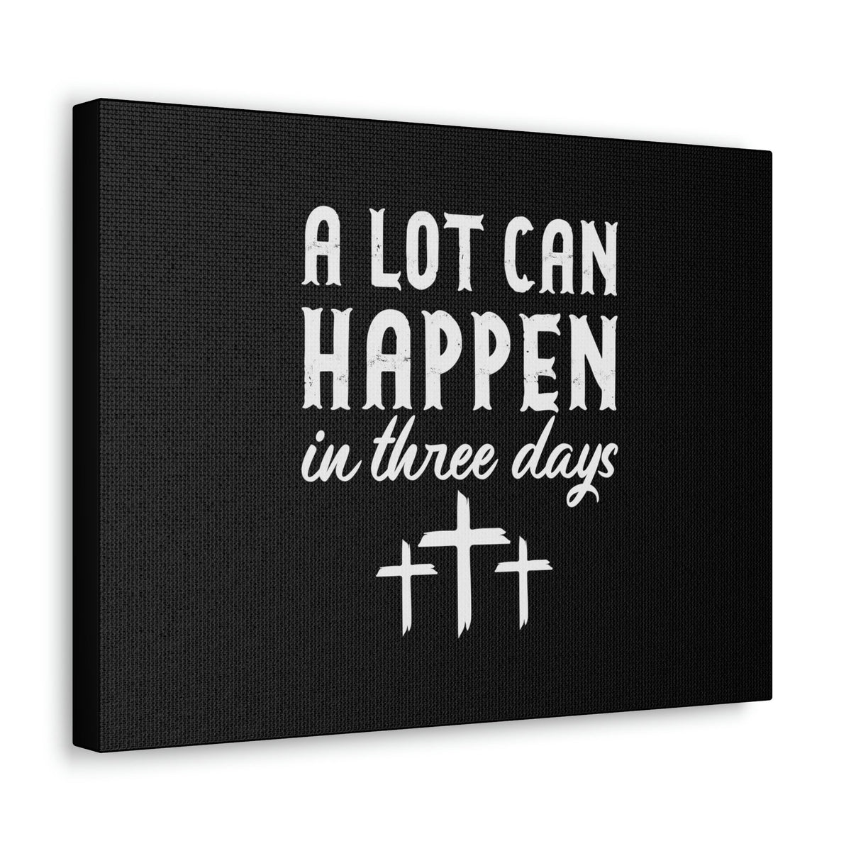 Scripture Walls A Lot Can Happen 2 Timothy 3:7 Cross Christian Wall Art Bible Verse Print Ready to Hang Unframed-Express Your Love Gifts