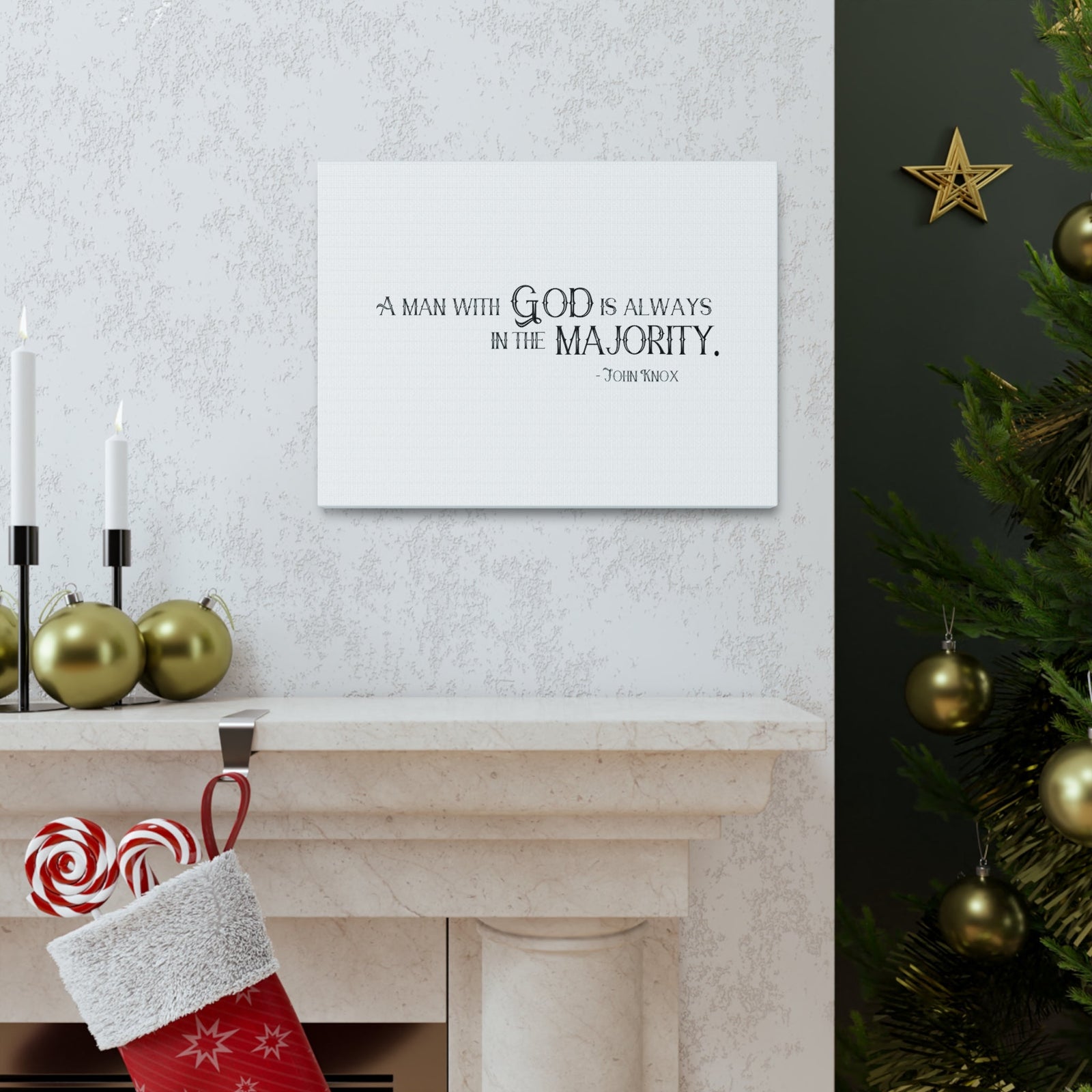 Scripture Walls A Man With God 1 Samuel 9:6 Christian Wall Art Bible Verse Print Ready to Hang Unframed-Express Your Love Gifts