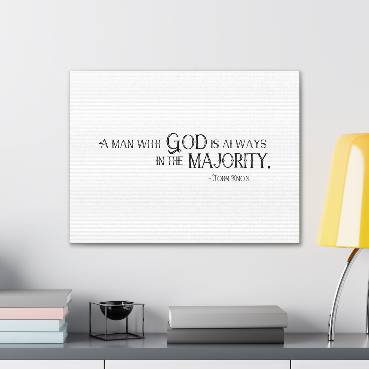 Scripture Walls A Man With God 1 Samuel 9:6 Christian Wall Art Bible Verse Print Ready to Hang Unframed-Express Your Love Gifts