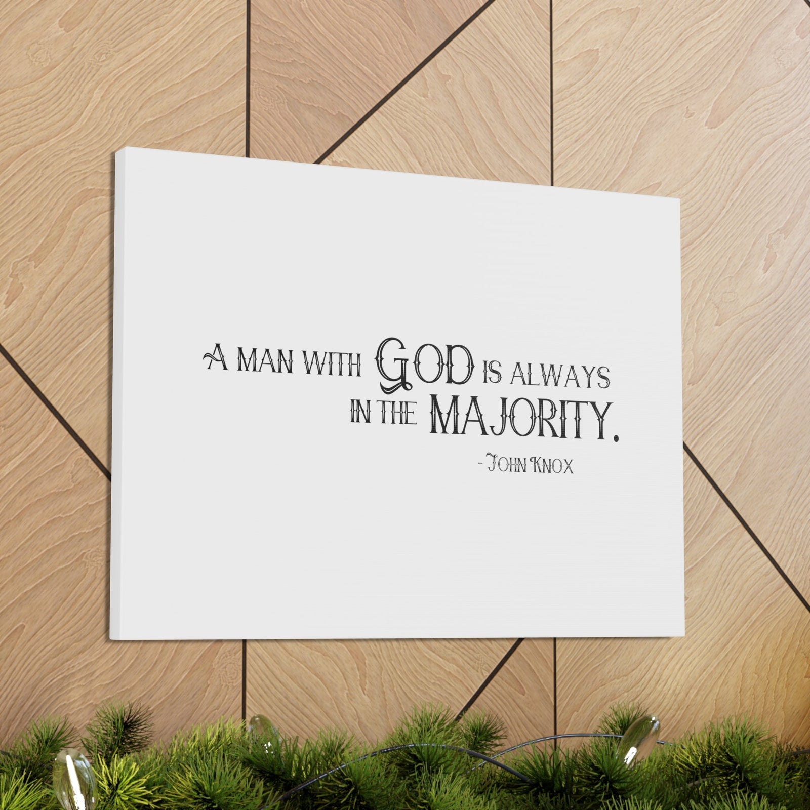 Scripture Walls A Man With God 1 Samuel 9:6 Christian Wall Art Bible Verse Print Ready to Hang Unframed-Express Your Love Gifts