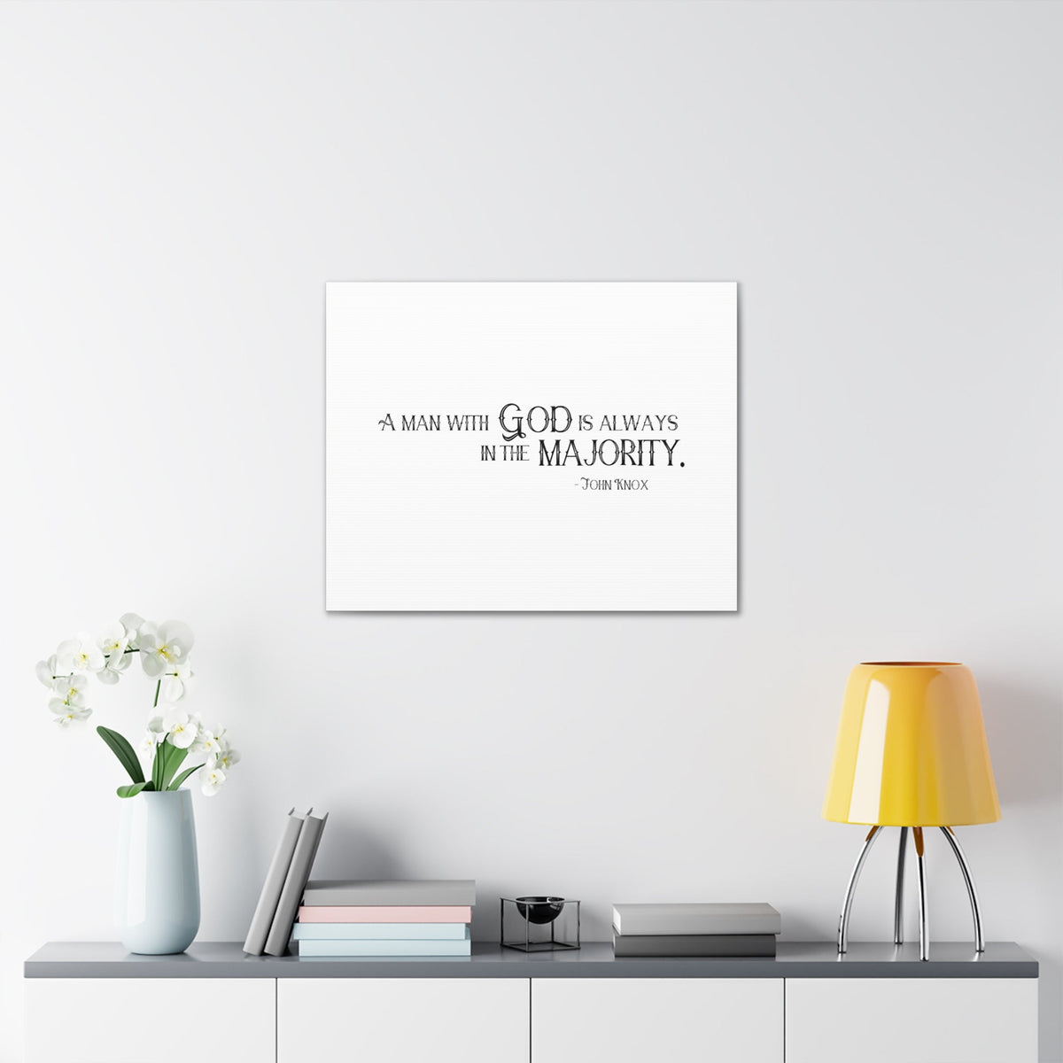 Scripture Walls A Man With God 1 Samuel 9:6 Christian Wall Art Bible Verse Print Ready to Hang Unframed-Express Your Love Gifts