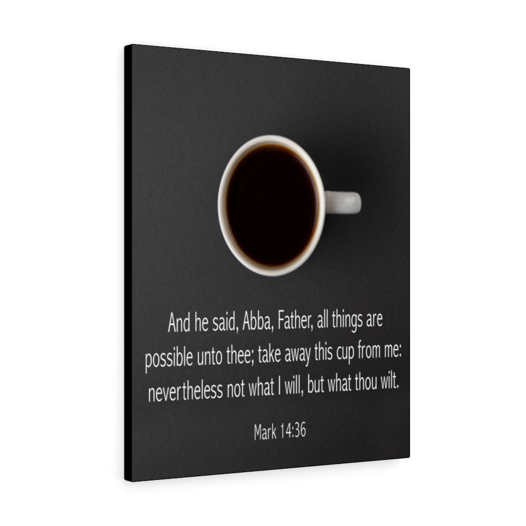 Scripture Walls Abba Father Mark 14:36 Bible Verse Canvas Christian Wall Art Ready to Hang Unframed-Express Your Love Gifts