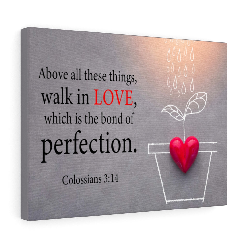 Scripture Walls Above All These Things Colossians 3:14 Wall Art Christian Home Decor Unframed-Express Your Love Gifts