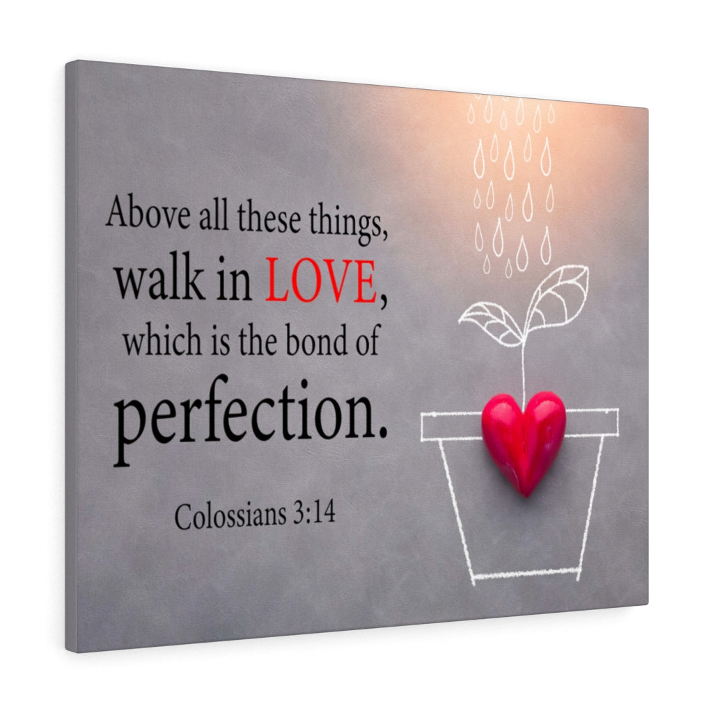 Scripture Walls Above All These Things Colossians 3:14 Wall Art Christian Home Decor Unframed-Express Your Love Gifts