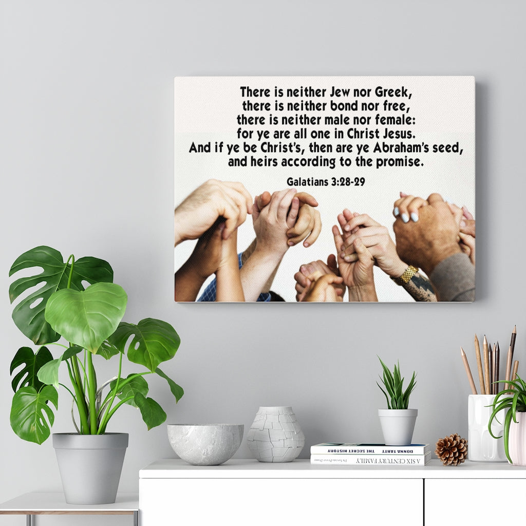 Scripture Walls Abraham's Seed Galatians 3:28-29 Wall Art Christian Home Decor Unframed-Express Your Love Gifts