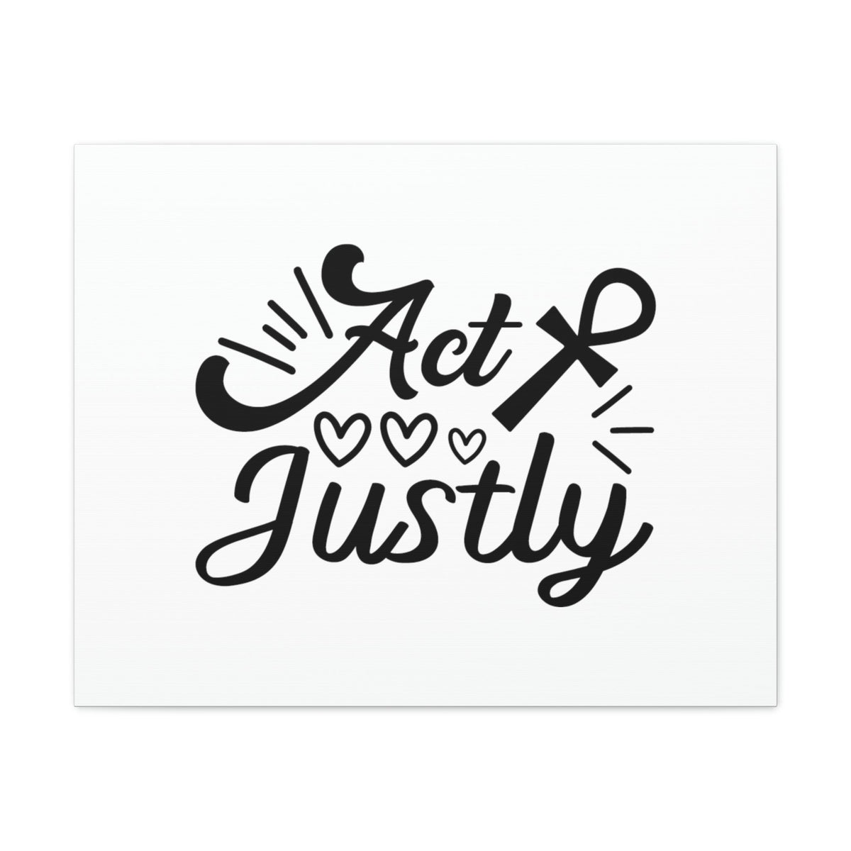 Scripture Walls Act Justly Isaiah 1:17 Christian Wall Art Bible Verse Print Ready to Hang Unframed-Express Your Love Gifts