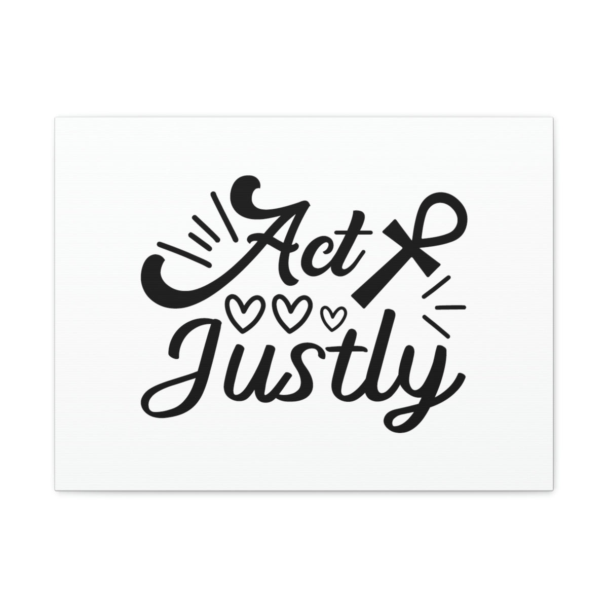 Scripture Walls Act Justly Isaiah 1:17 Christian Wall Art Bible Verse Print Ready to Hang Unframed-Express Your Love Gifts