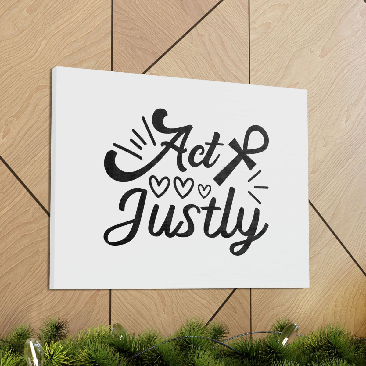 Scripture Walls Act Justly Isaiah 1:17 Christian Wall Art Bible Verse Print Ready to Hang Unframed-Express Your Love Gifts