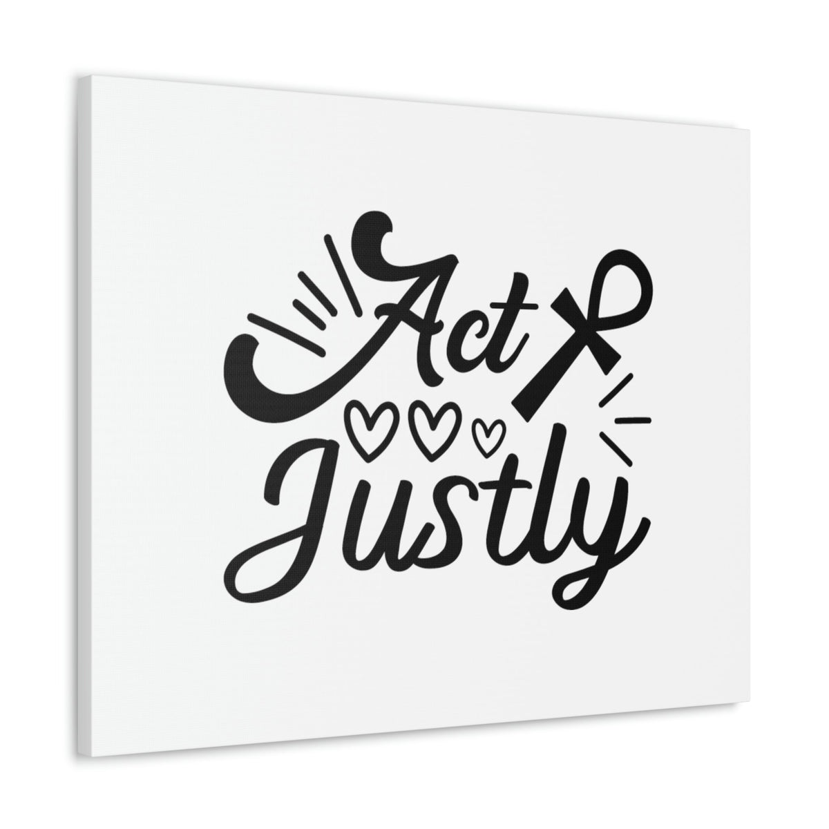 Scripture Walls Act Justly Isaiah 1:17 Christian Wall Art Bible Verse Print Ready to Hang Unframed-Express Your Love Gifts