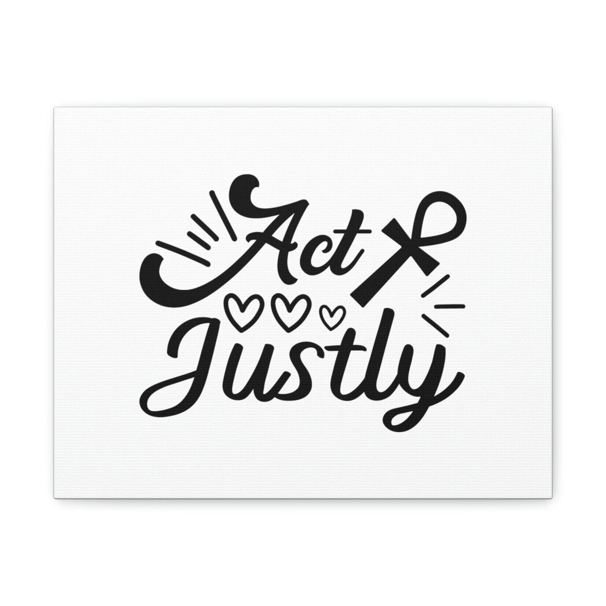 Scripture Walls Act Justly Isaiah 1:17 Christian Wall Art Bible Verse Print Ready to Hang Unframed-Express Your Love Gifts