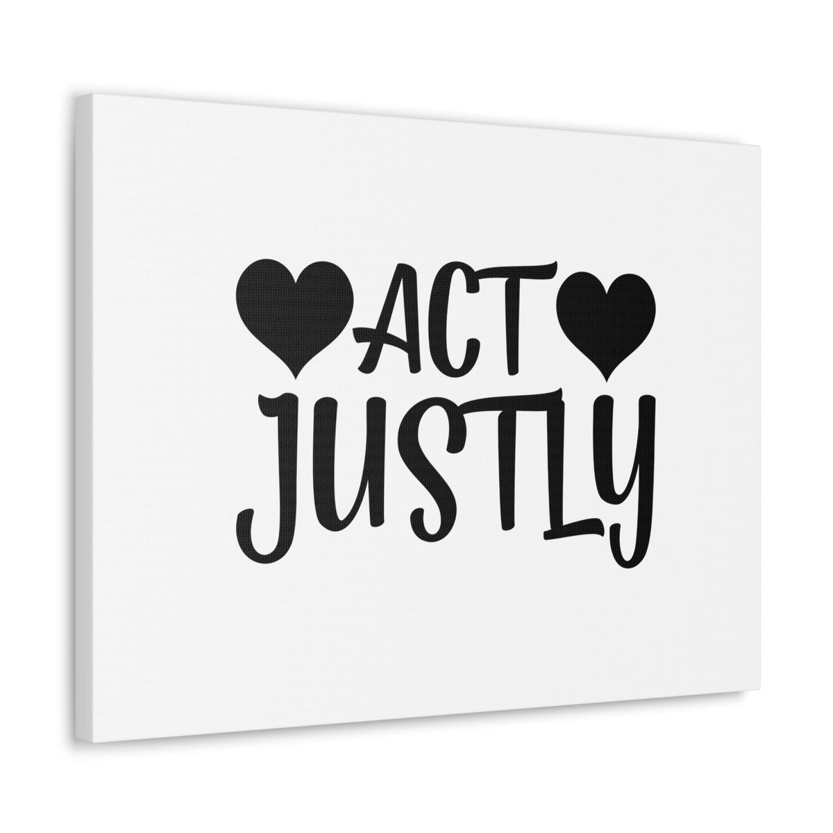 Scripture Walls Act Justly Micah 6:8 Heart Christian Wall Art Bible Verse Print Ready to Hang Unframed-Express Your Love Gifts