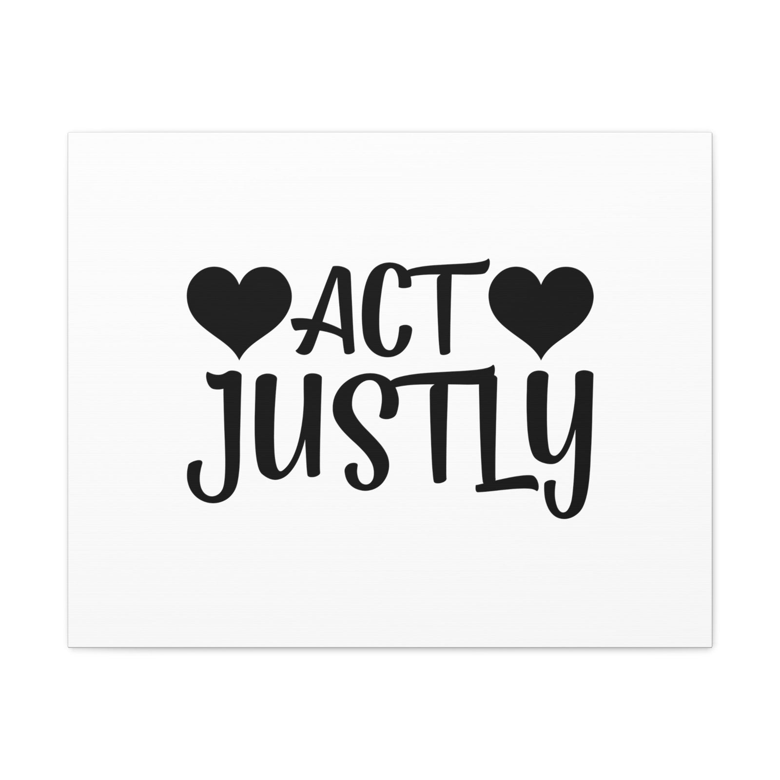 Scripture Walls Act Justly Micah 6:8 Heart Christian Wall Art Bible Verse Print Ready to Hang Unframed-Express Your Love Gifts
