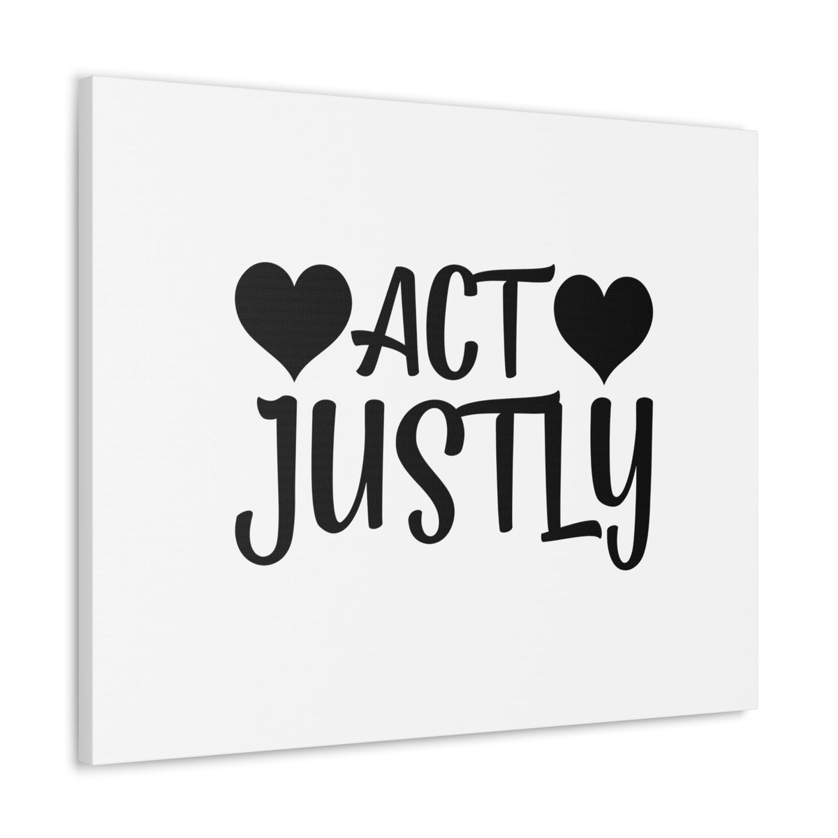 Scripture Walls Act Justly Micah 6:8 Heart Christian Wall Art Bible Verse Print Ready to Hang Unframed-Express Your Love Gifts