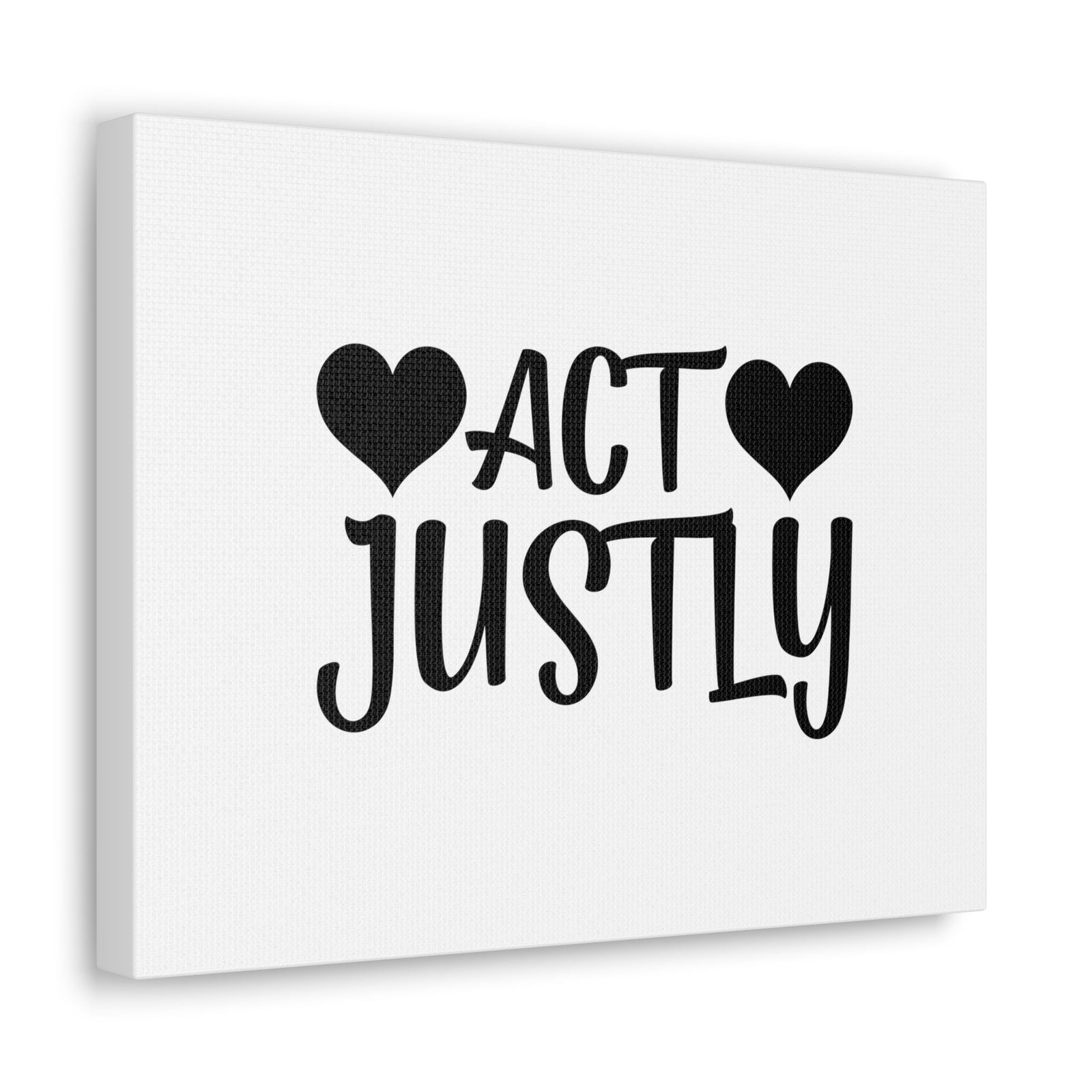Scripture Walls Act Justly Micah 6:8 Heart Christian Wall Art Bible Verse Print Ready to Hang Unframed-Express Your Love Gifts