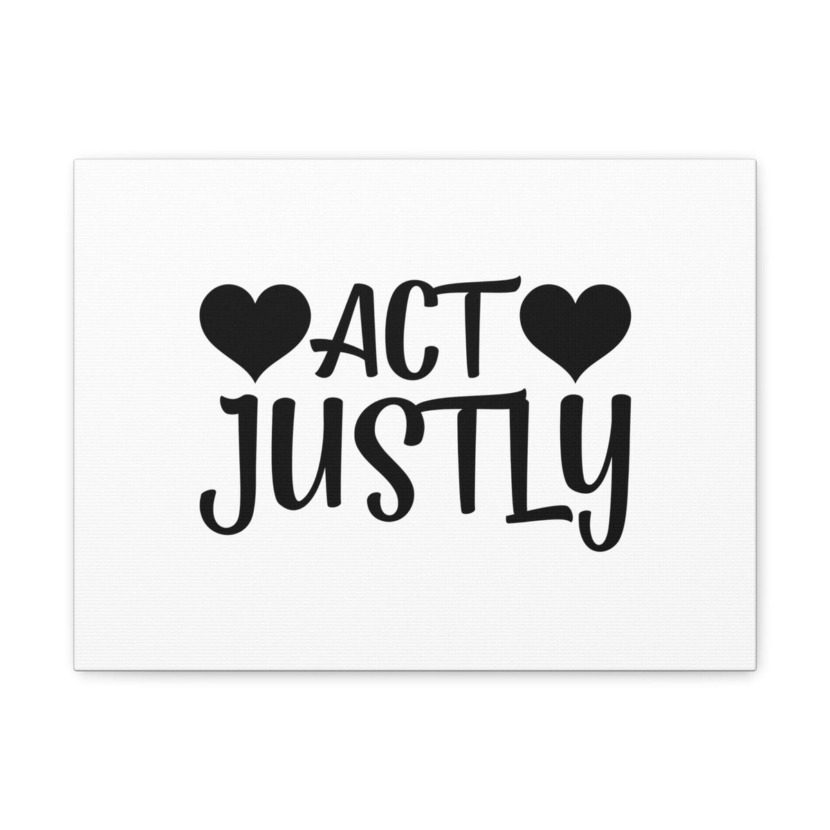 Scripture Walls Act Justly Micah 6:8 Heart Christian Wall Art Bible Verse Print Ready to Hang Unframed-Express Your Love Gifts