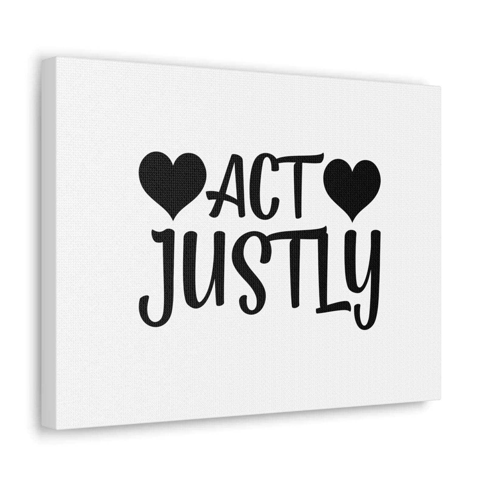 Scripture Walls Act Justly Micah 6:8 Heart Christian Wall Art Bible Verse Print Ready to Hang Unframed-Express Your Love Gifts