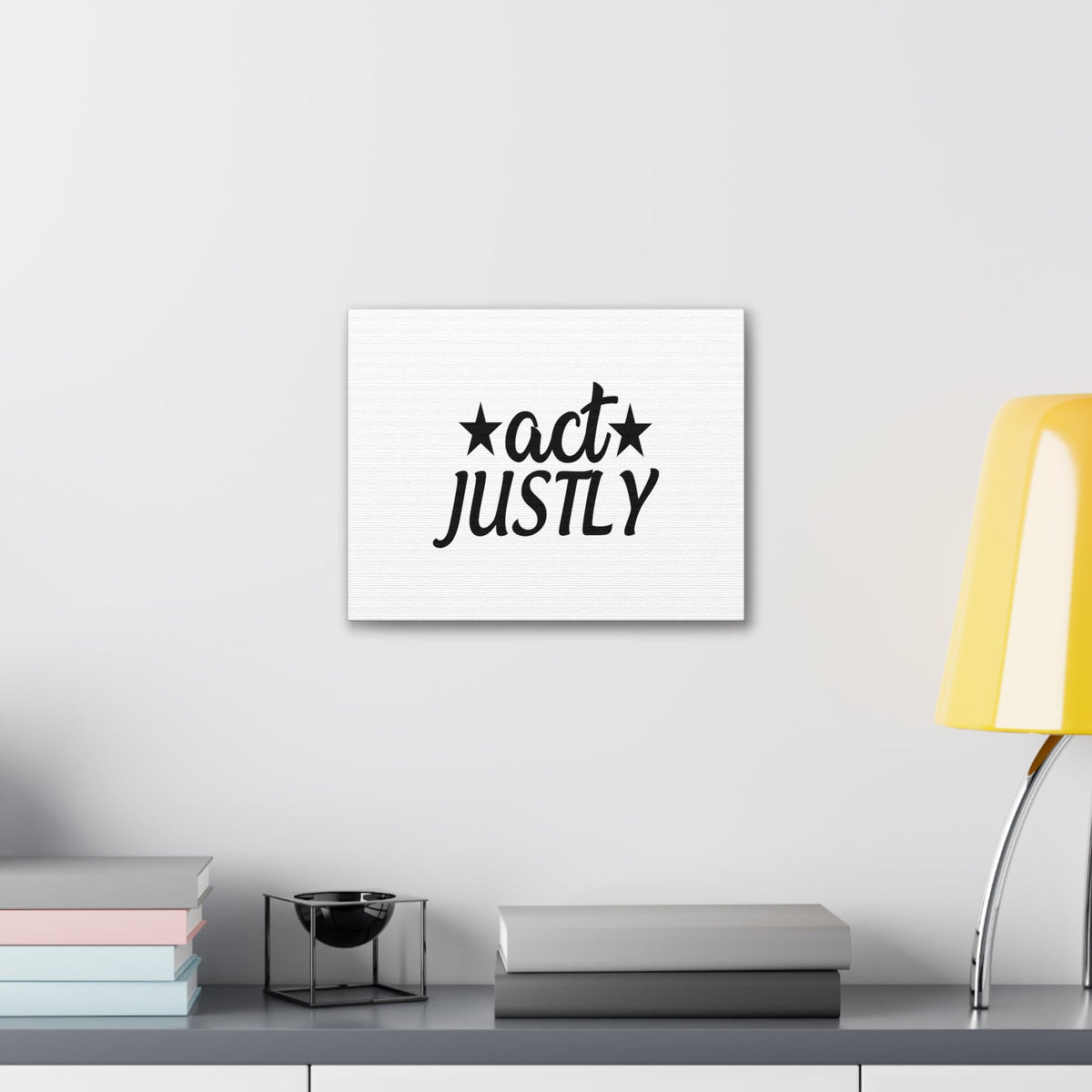 Scripture Walls Act Justly Micah 6:8 Star Christian Wall Art Bible Verse Print Ready to Hang Unframed-Express Your Love Gifts