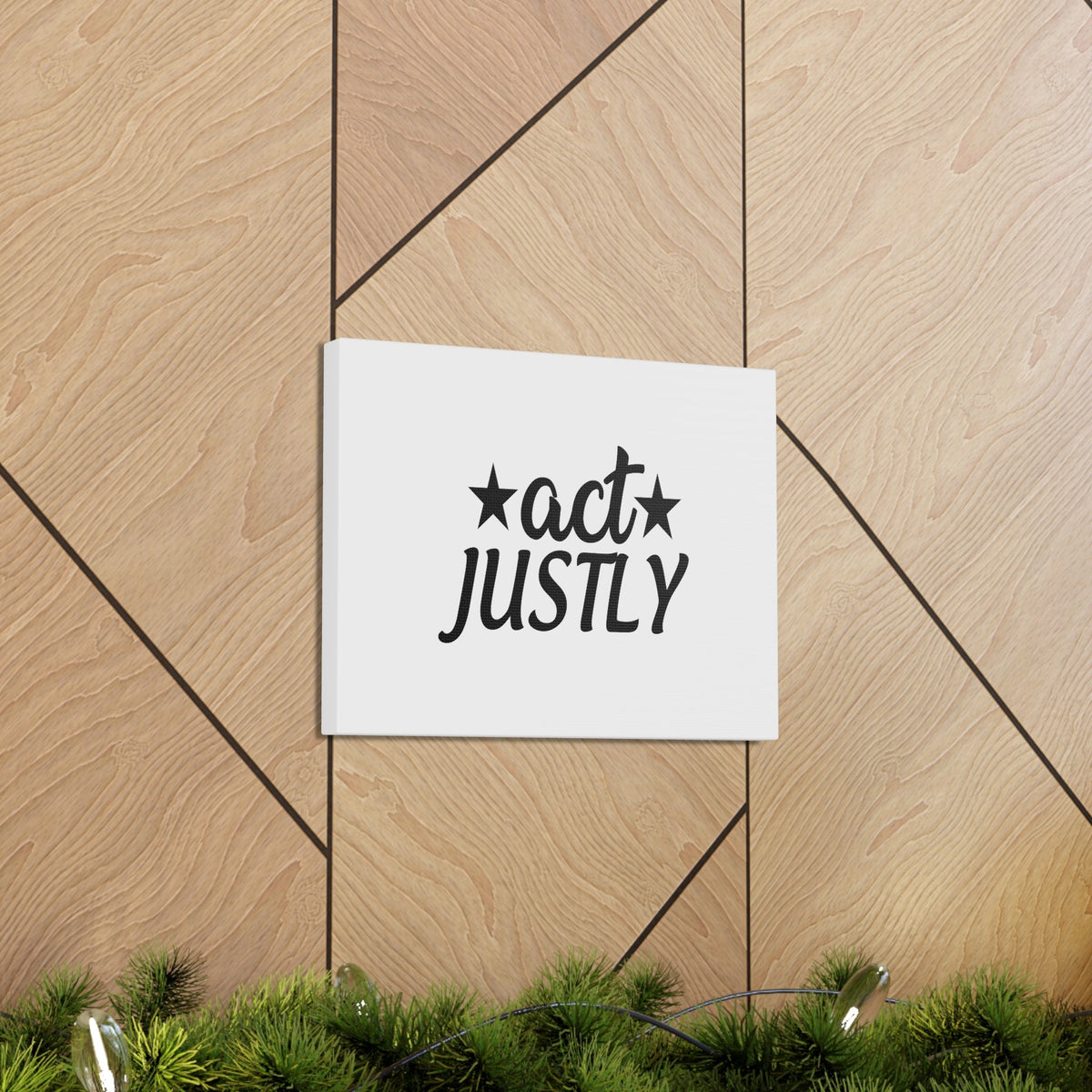 Scripture Walls Act Justly Micah 6:8 Star Christian Wall Art Bible Verse Print Ready to Hang Unframed-Express Your Love Gifts