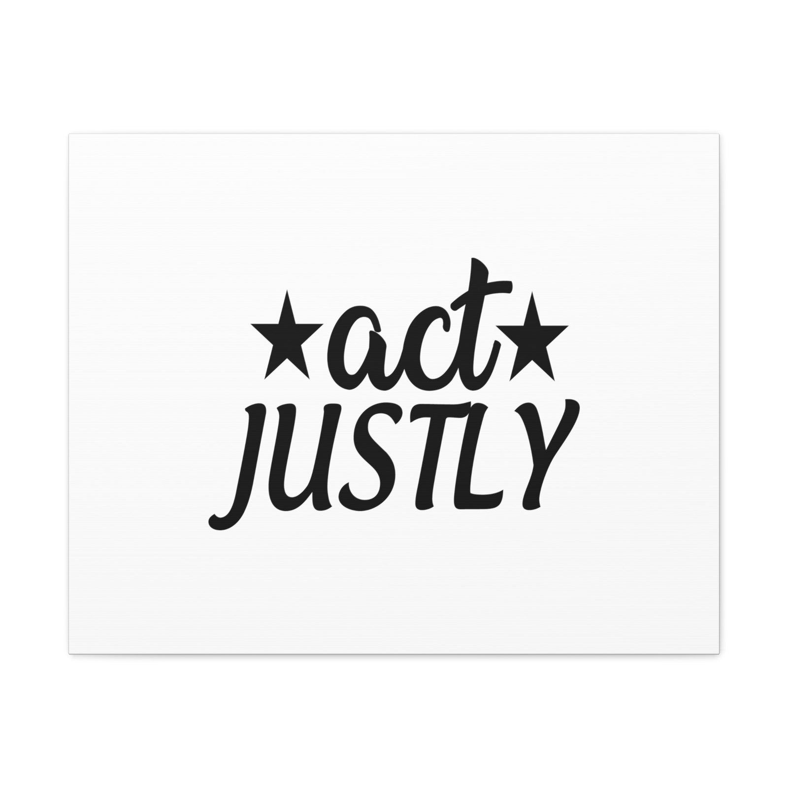 Scripture Walls Act Justly Micah 6:8 Star Christian Wall Art Bible Verse Print Ready to Hang Unframed-Express Your Love Gifts