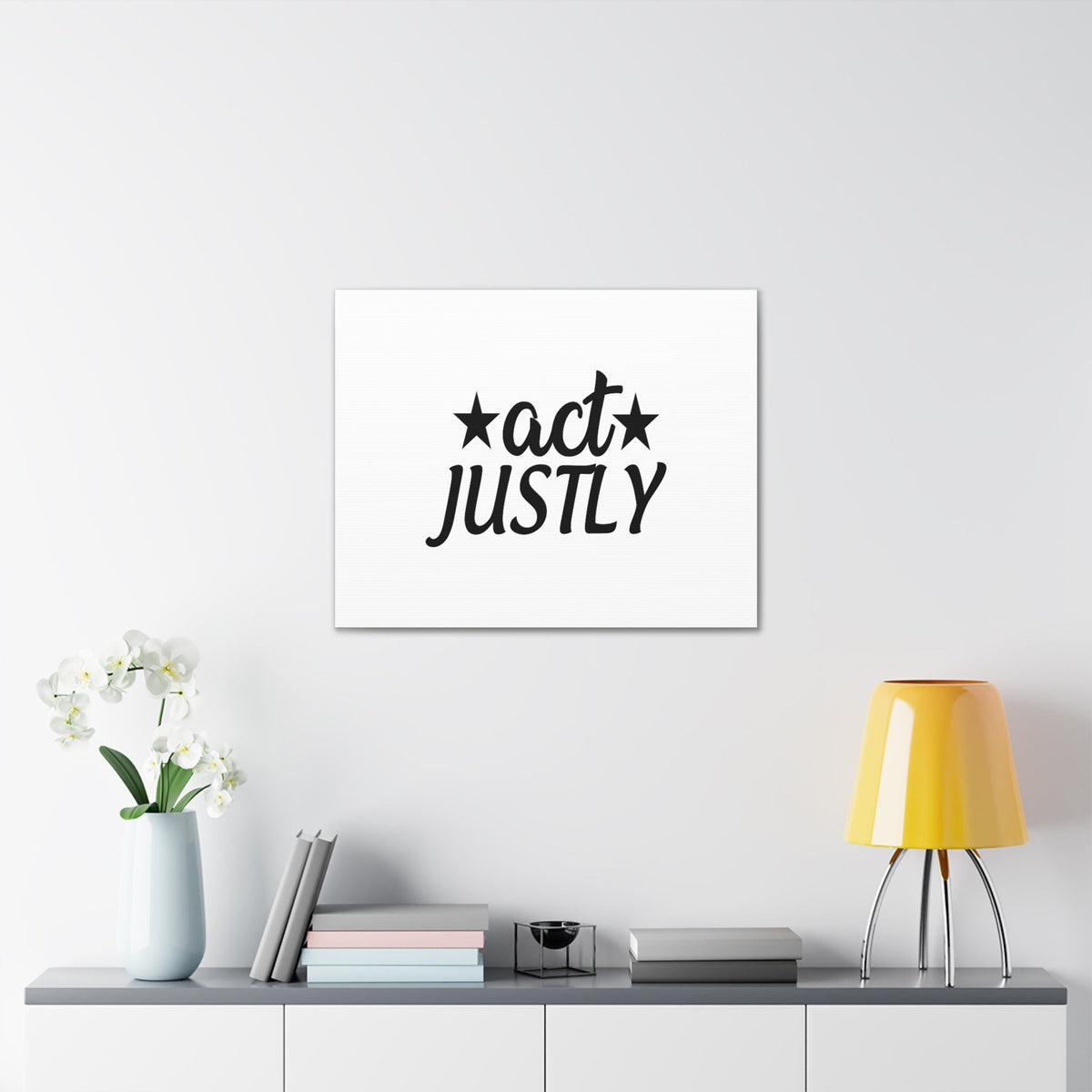 Scripture Walls Act Justly Micah 6:8 Star Christian Wall Art Bible Verse Print Ready to Hang Unframed-Express Your Love Gifts