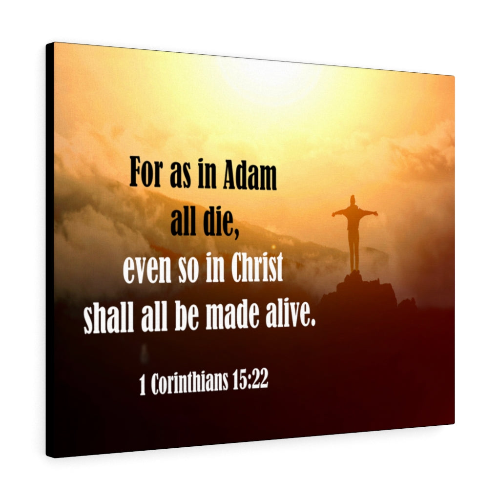 Scripture Walls All Be Made Alive 1 Corinthians 15:22 Wall Art Christian Home Decor Unframed-Express Your Love Gifts