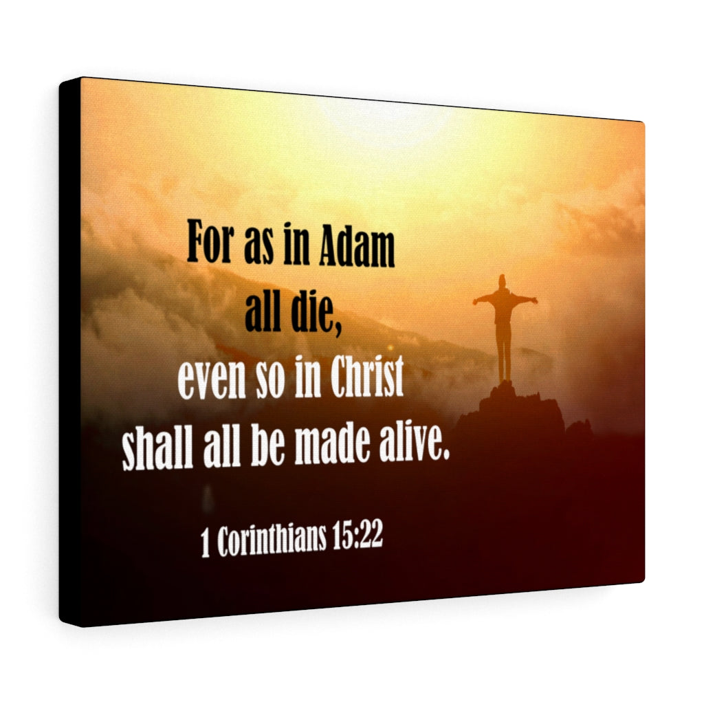 Scripture Walls All Be Made Alive 1 Corinthians 15:22 Wall Art Christian Home Decor Unframed-Express Your Love Gifts