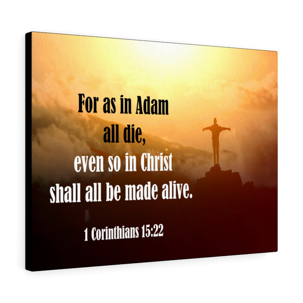 Scripture Walls All Be Made Alive 1 Corinthians 15:22 Wall Art Christian Home Decor Unframed-Express Your Love Gifts