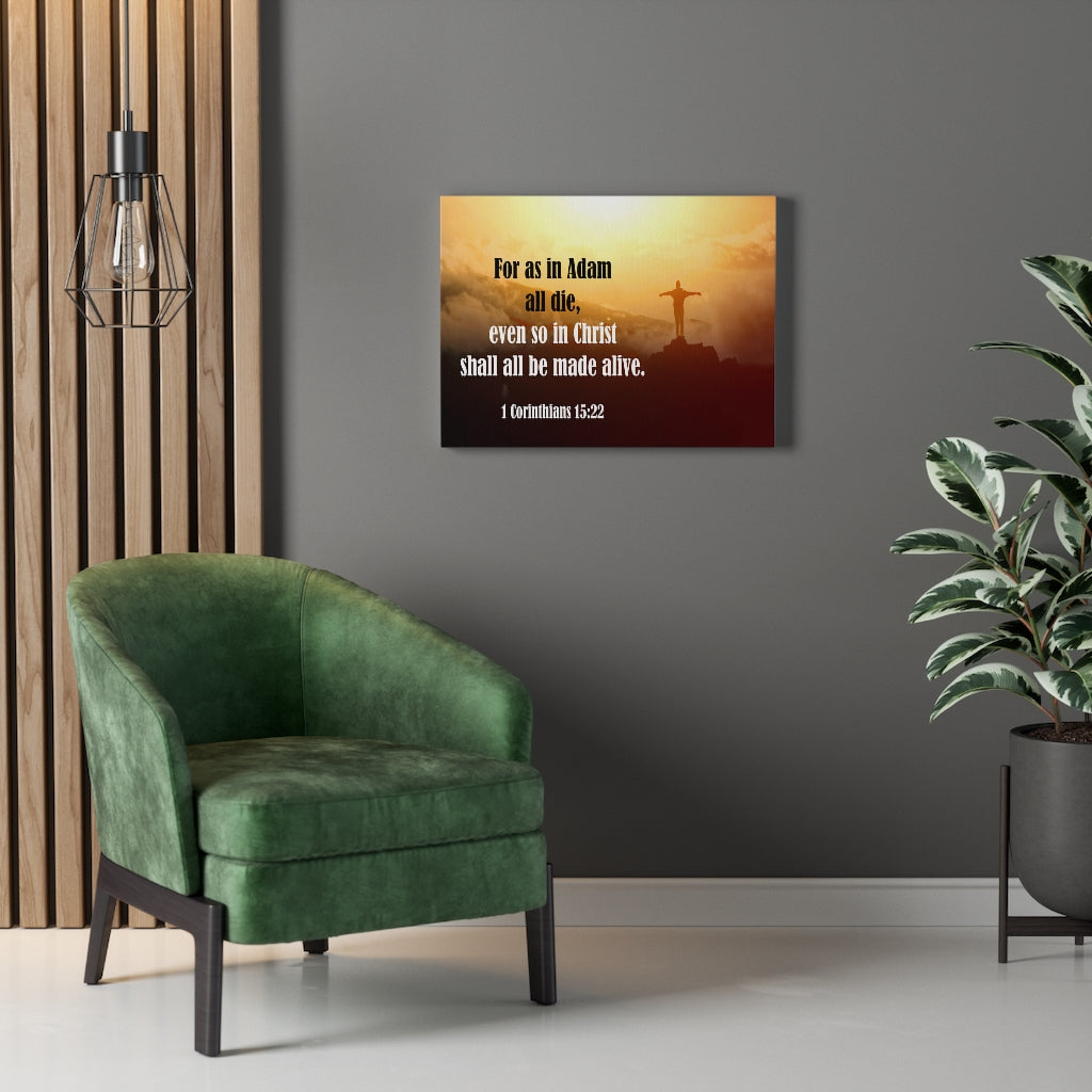 Scripture Walls All Be Made Alive 1 Corinthians 15:22 Wall Art Christian Home Decor Unframed-Express Your Love Gifts