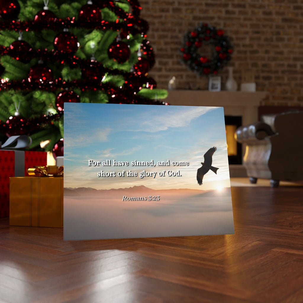 Scripture Walls All Have Sinned Romans 3:23 Bible Verse Canvas Christian Wall Art Ready to Hang Unframed-Express Your Love Gifts