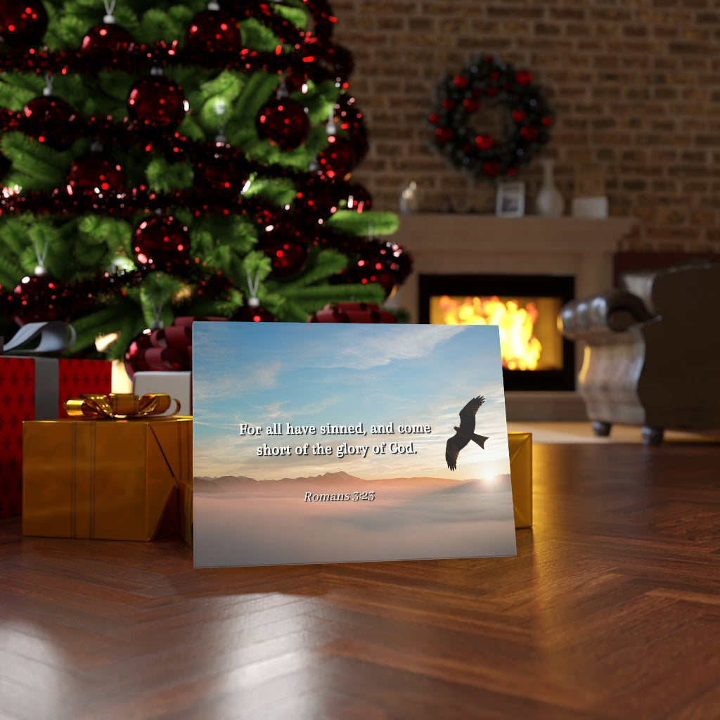 Scripture Walls All Have Sinned Romans 3:23 Bible Verse Canvas Christian Wall Art Ready to Hang Unframed-Express Your Love Gifts