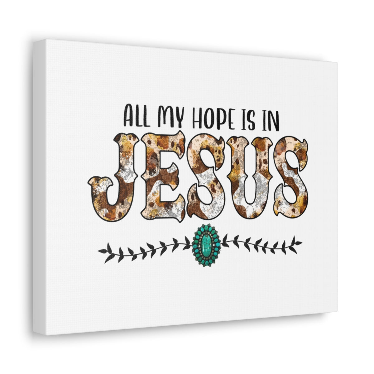 Scripture Walls All My Hope Is In Jesus Romans 15:13 Christian Wall Art Bible Verse Print Ready to Hang Unframed-Express Your Love Gifts