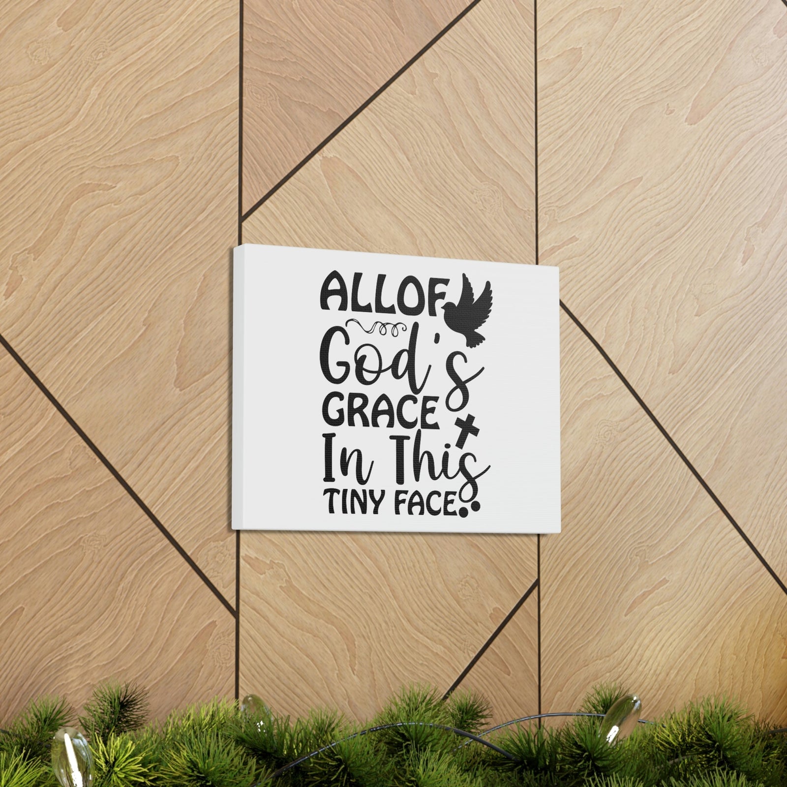 Scripture Walls All Of God's Grace Hebrews 4:16 Christian Wall Art Print Ready to Hang Unframed-Express Your Love Gifts