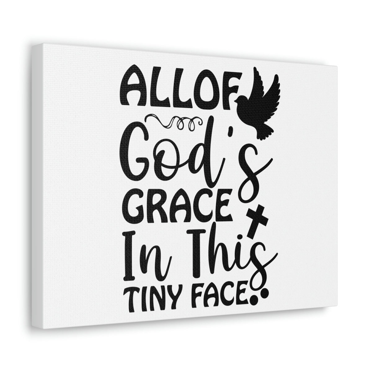 Scripture Walls All Of God's Grace Hebrews 4:16 Christian Wall Art Print Ready to Hang Unframed-Express Your Love Gifts
