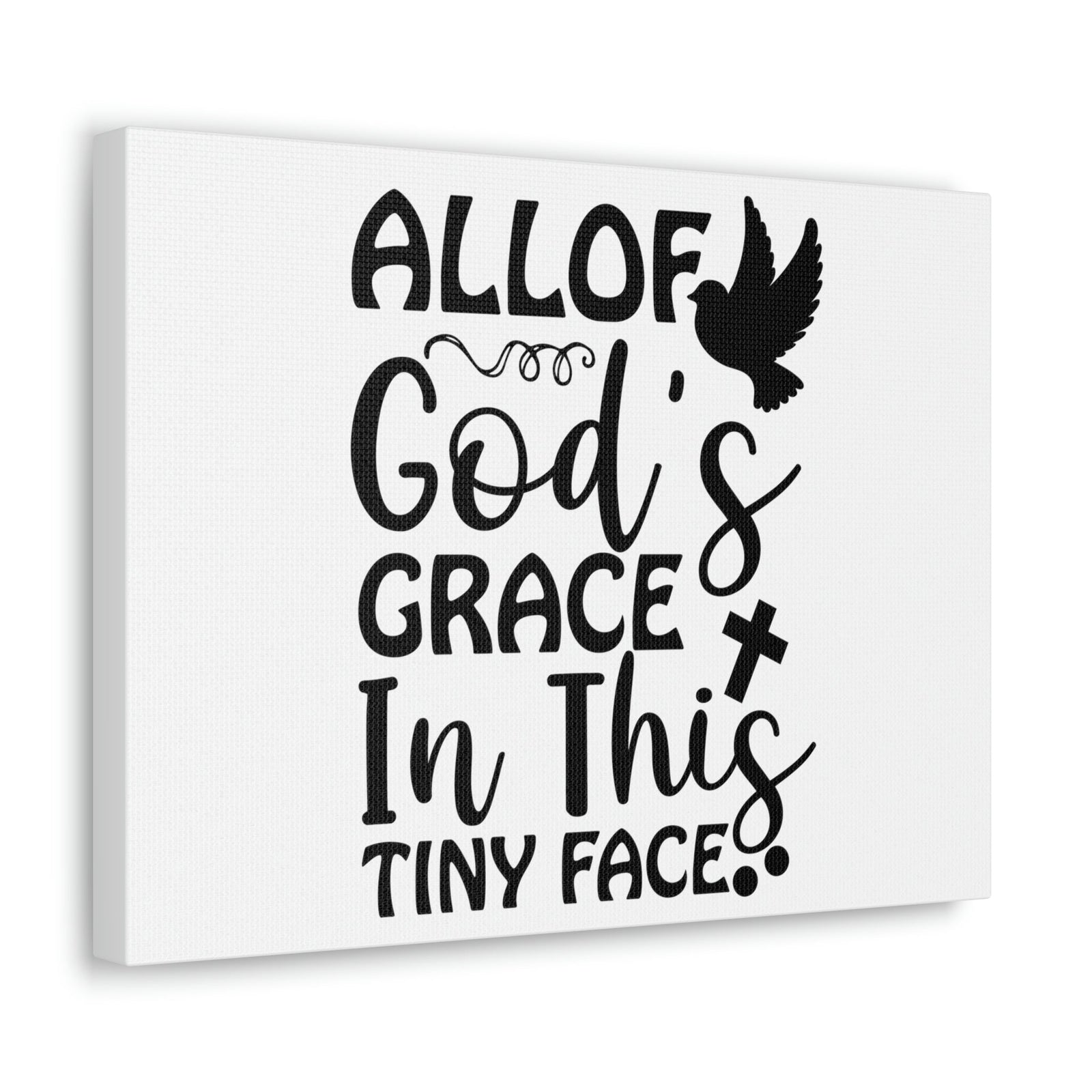Scripture Walls All Of God's Grace Hebrews 4:16 Christian Wall Art Print Ready to Hang Unframed-Express Your Love Gifts