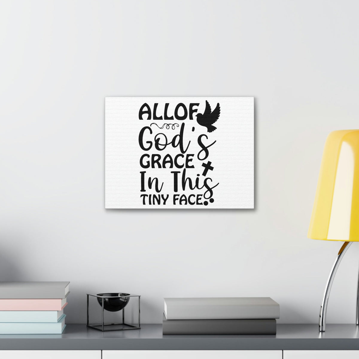 Scripture Walls All Of God's Grace Hebrews 4:16 Christian Wall Art Print Ready to Hang Unframed-Express Your Love Gifts