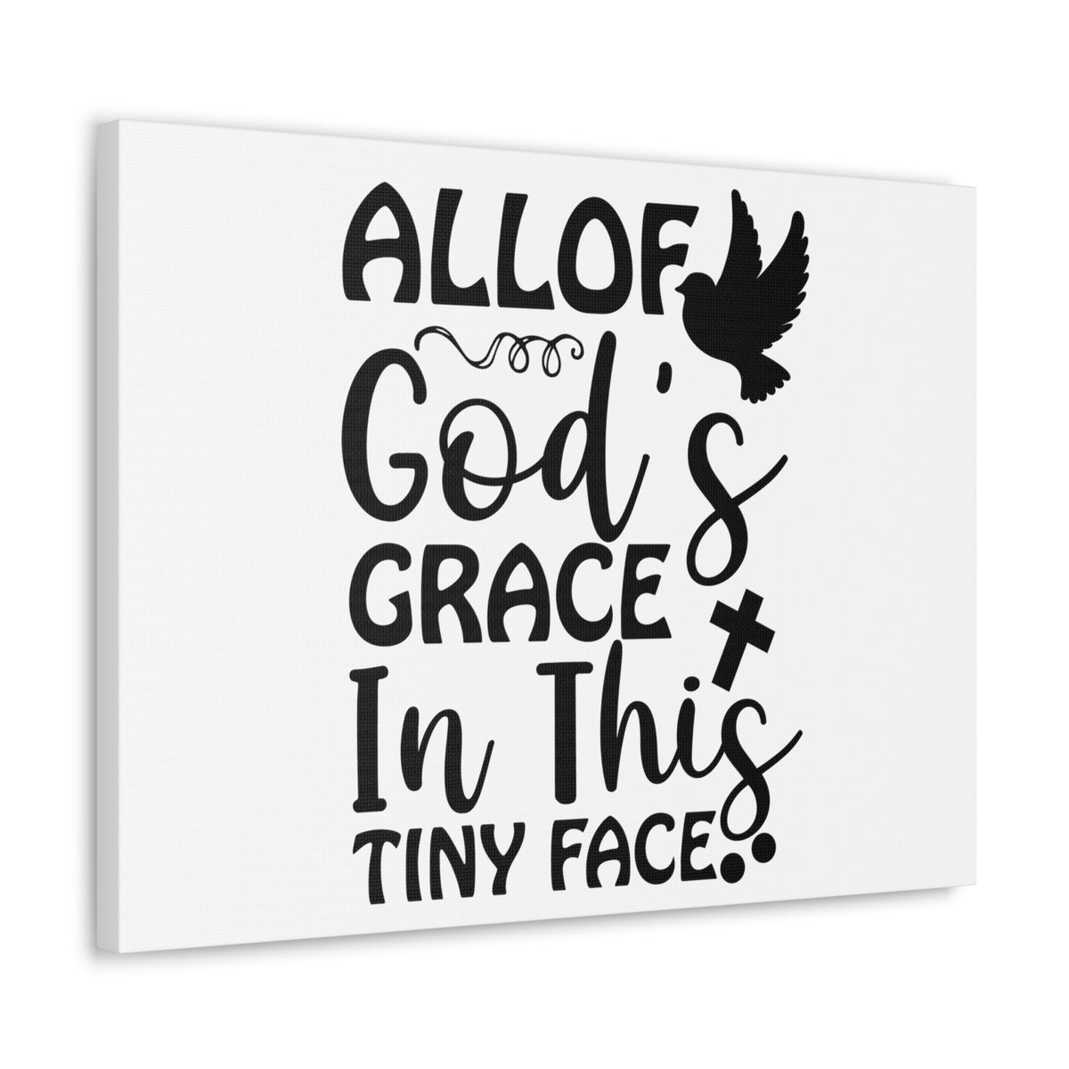 Scripture Walls All Of God's Grace Hebrews 4:16 Christian Wall Art Print Ready to Hang Unframed-Express Your Love Gifts