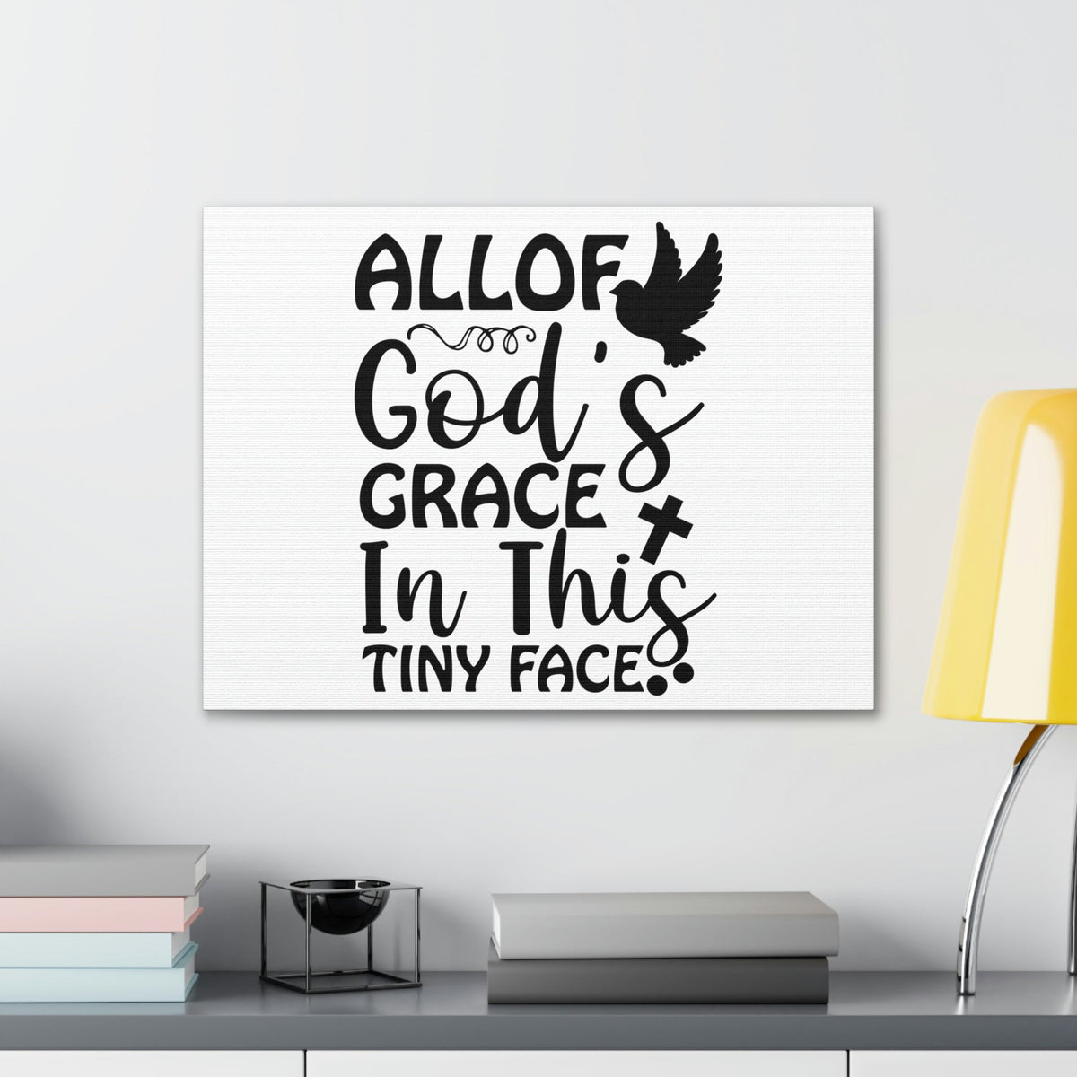 Scripture Walls All Of God's Grace Hebrews 4:16 Christian Wall Art Print Ready to Hang Unframed-Express Your Love Gifts